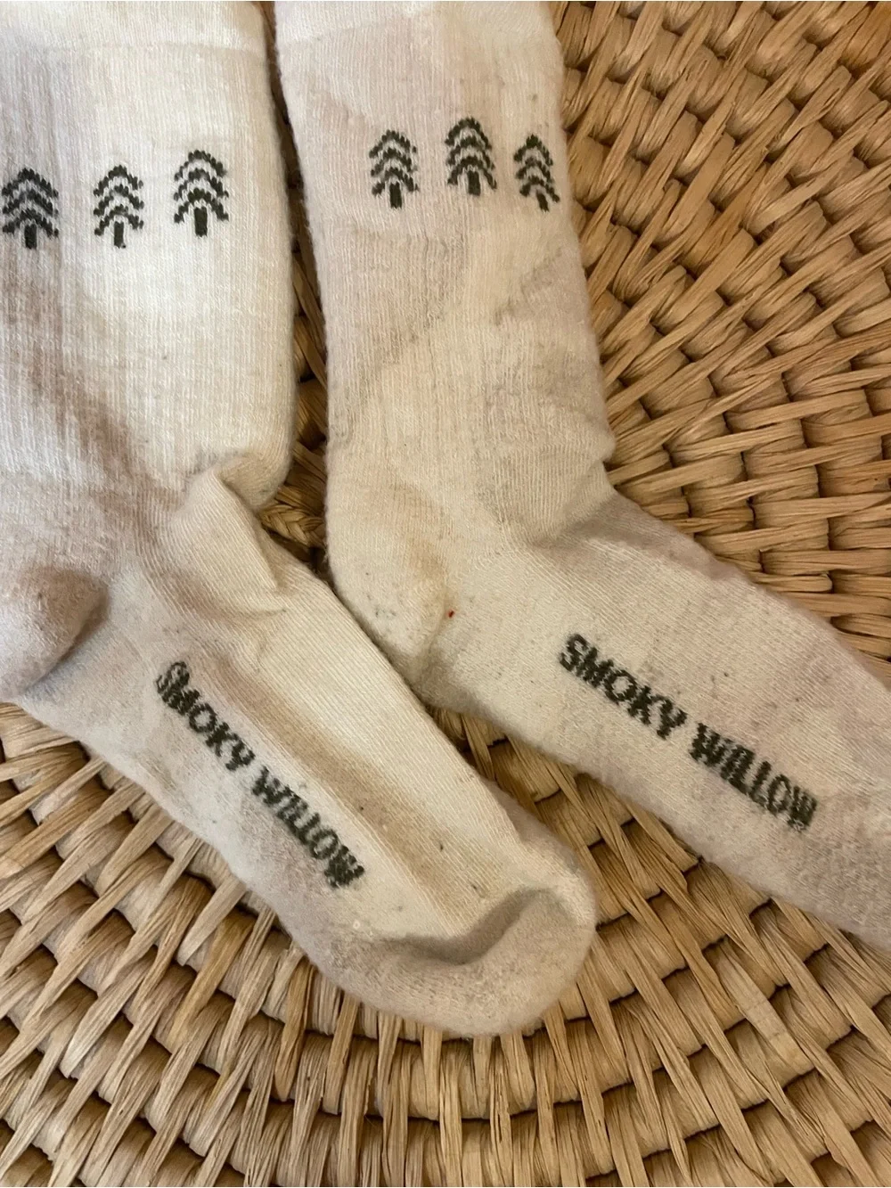 Smoky Willow Timber Wool Socks Size Small